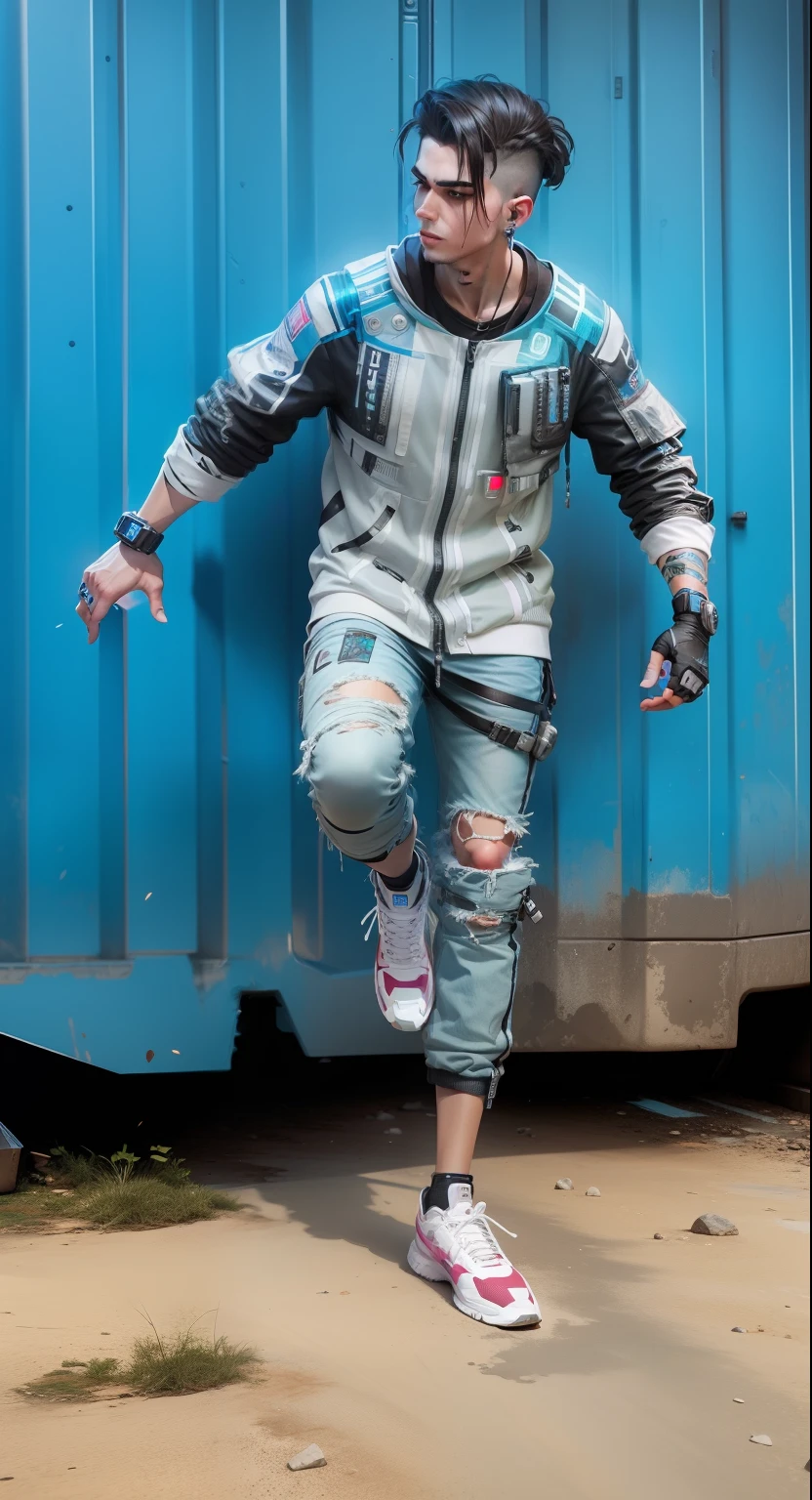 change background cyberpunk handsome boy realistic face,8k,ultra realistic.
