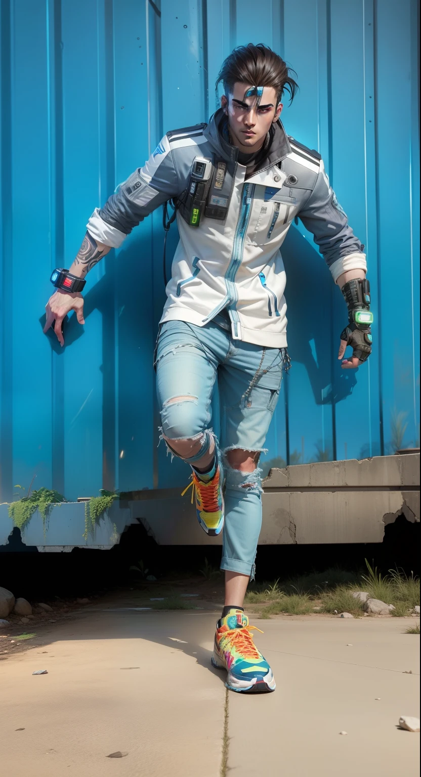 change background cyberpunk handsome boy realistic face,8k,ultra realistic.
