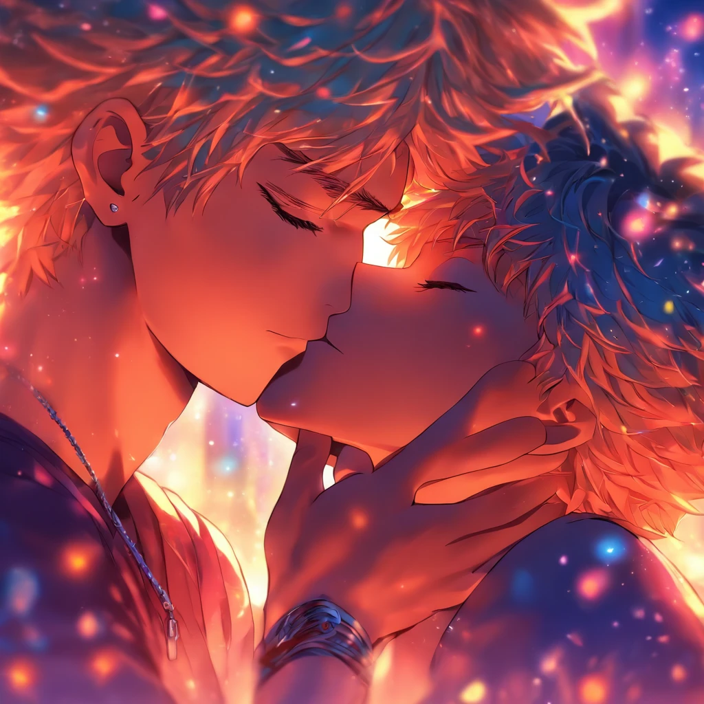 gay male kissing