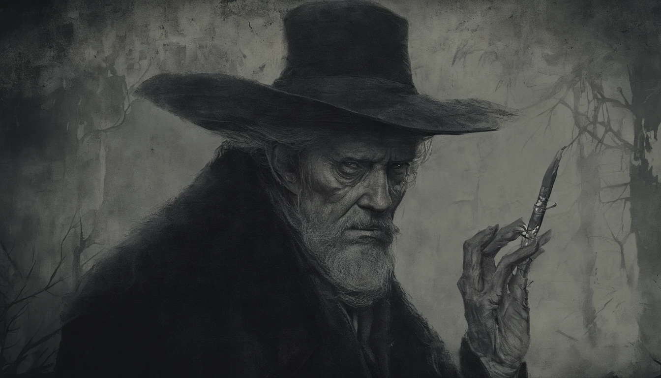 Old gentleman with a goatee, 8K分辨率,Wallpaper masterpiece,Best quality,digitial painting,Highly meticulous,Ultra high quality