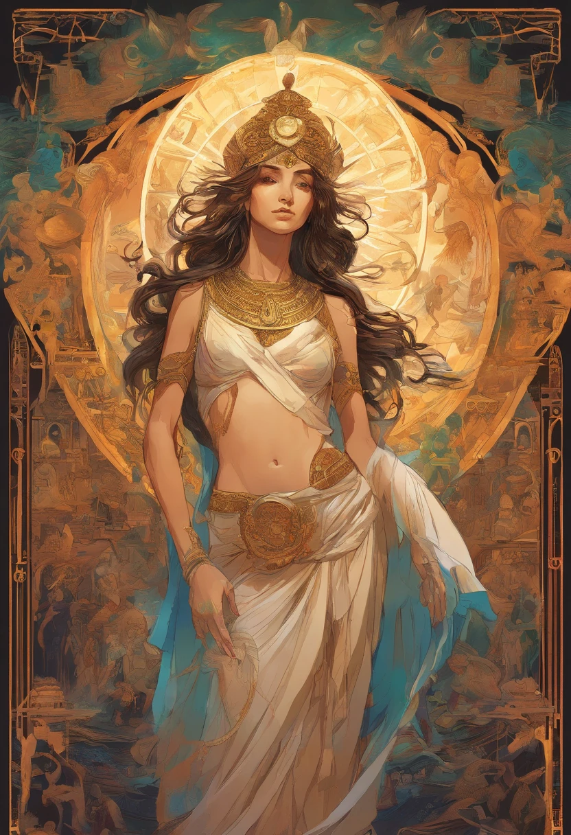 arabian harem, frank frazetta style, 3 nude dancing girls, gauzy, translucent cloth and coin girdles, hyper realistic