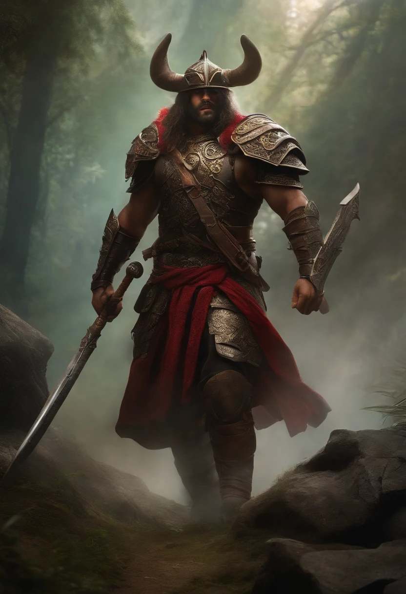 um bravo cavaleiro berserker