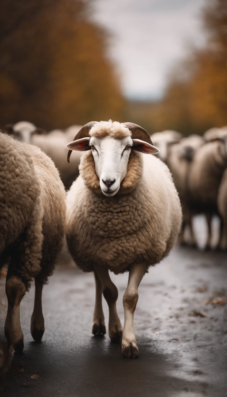 One of these sheep got lost