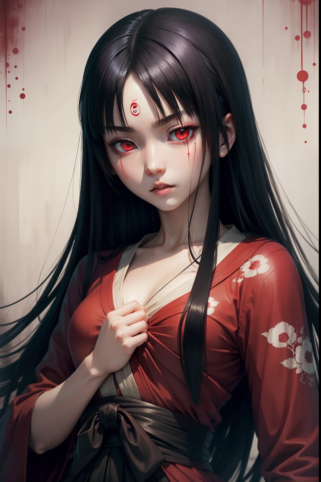 Jigoku Shoujo (masterpiece), best quality, expressive eyes, perfect face