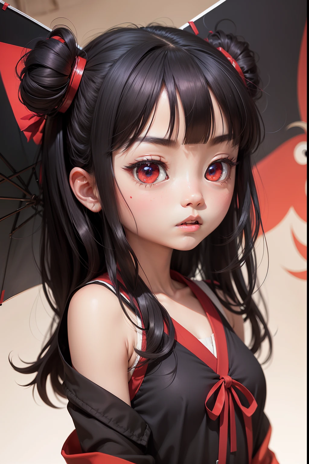 Enma Ai (masterpiece), best quality, expressive eyes, perfect face