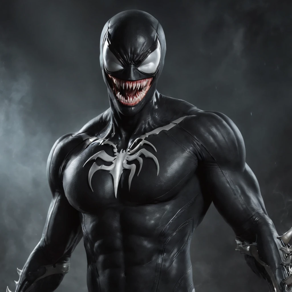 venomize,symbiote,Human perspective,Humanoid robots,Male，Black body,Dripping,Sweat,Wet,Open mouth,Blood basin mouthful，Sharp teeth,Long tongue,There is mucus on the tongue，Muscular male,large pecs，Abs are prone to negative skin,Black and blue body，Sweat，Mucus attaches to the body，Greasy and shiny body，Majestic body，Giant body，perfect bodies，Shark line diagram，Whole body diagram，Wide feet，Inverted trapezoid，Stout arms，Stout body，The body arches slightly forward，The whole body is covered with black mucus，venom symbiote，The symbiote is a part of you,The erection， Everywhere，The ，Sticky skin，Sticky skin，MuCoi，possess，The human body，Human POV