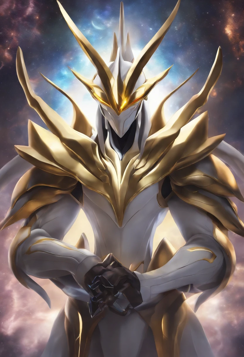 The fictional character Arceus from the Pokémon franchise