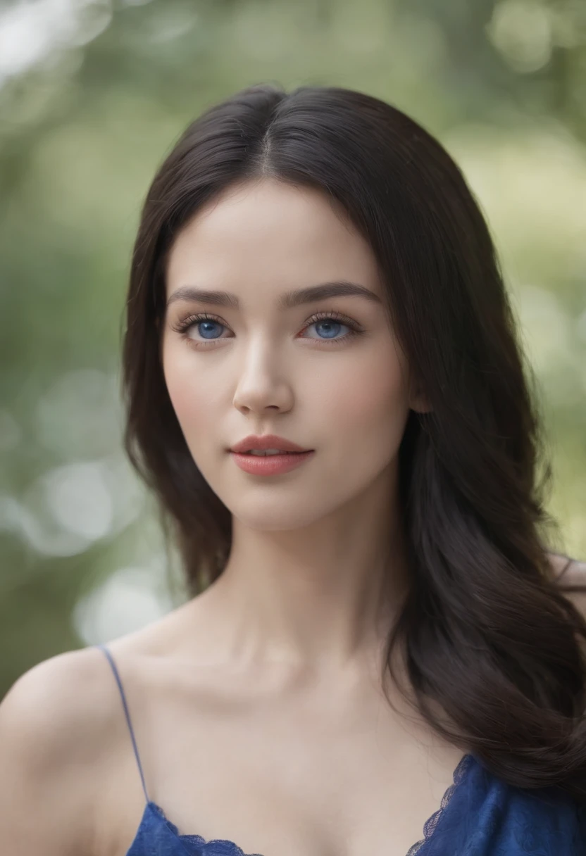 best quality, masutepiece,northeast woman belesa exuberant belesa nor destined black hair, blue eyes, Profile, upper body