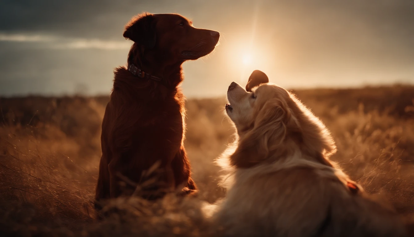 Cachorro vermelho, light under the dog's head
