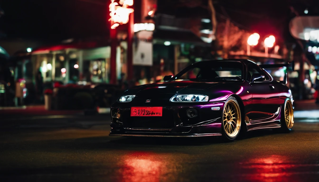 japan night drift supra mk4