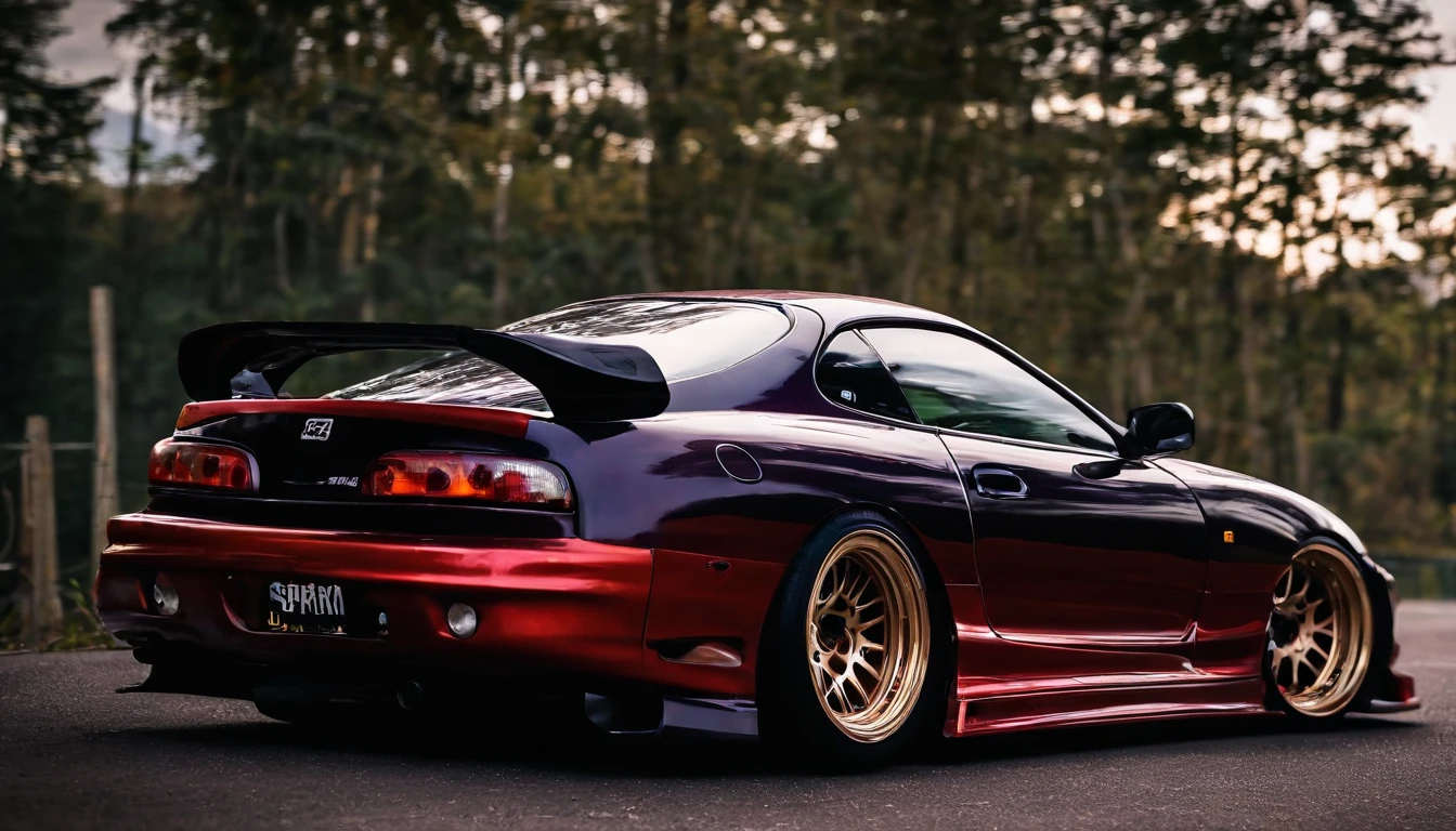 japan night drift supra mk4