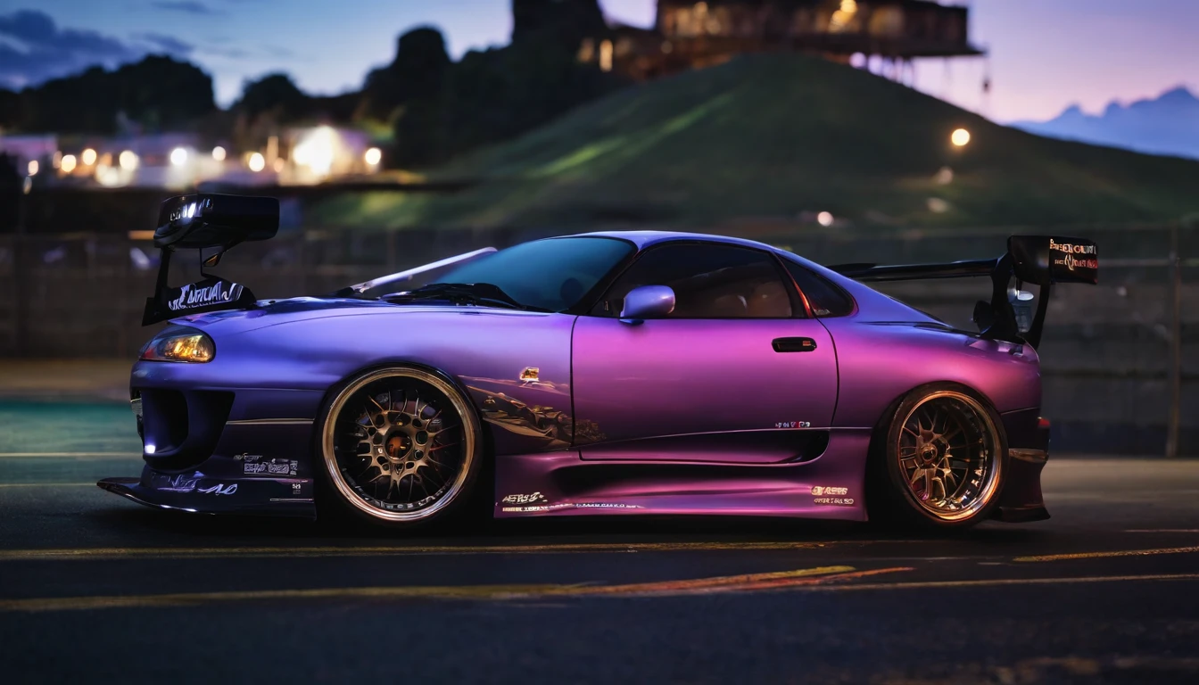 japan night drift supra mk4
