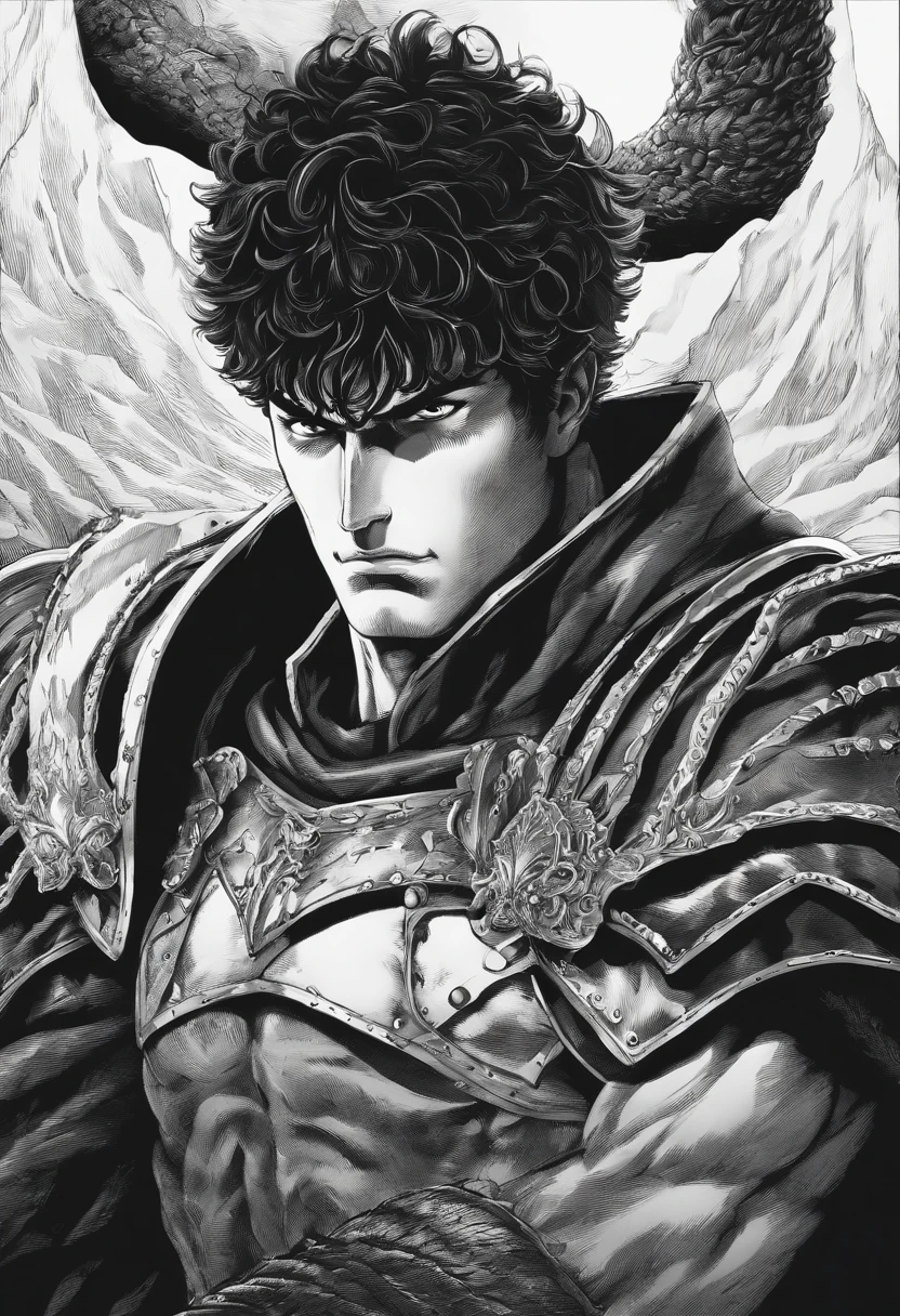 um desenho preto e branco de um homem em um quarto escuro com um buraco negro gigante, em Berserk Manga, de Furioso, Furious manga, Estilo de arte Berserk, Furioso, Estilo Berserk, Tripas de Berserk, Retrato de Guts de Berserk, Marcos Riddick, sangue de Furioso, em alma escura, Tripas de Berserk, Tripas Berserk