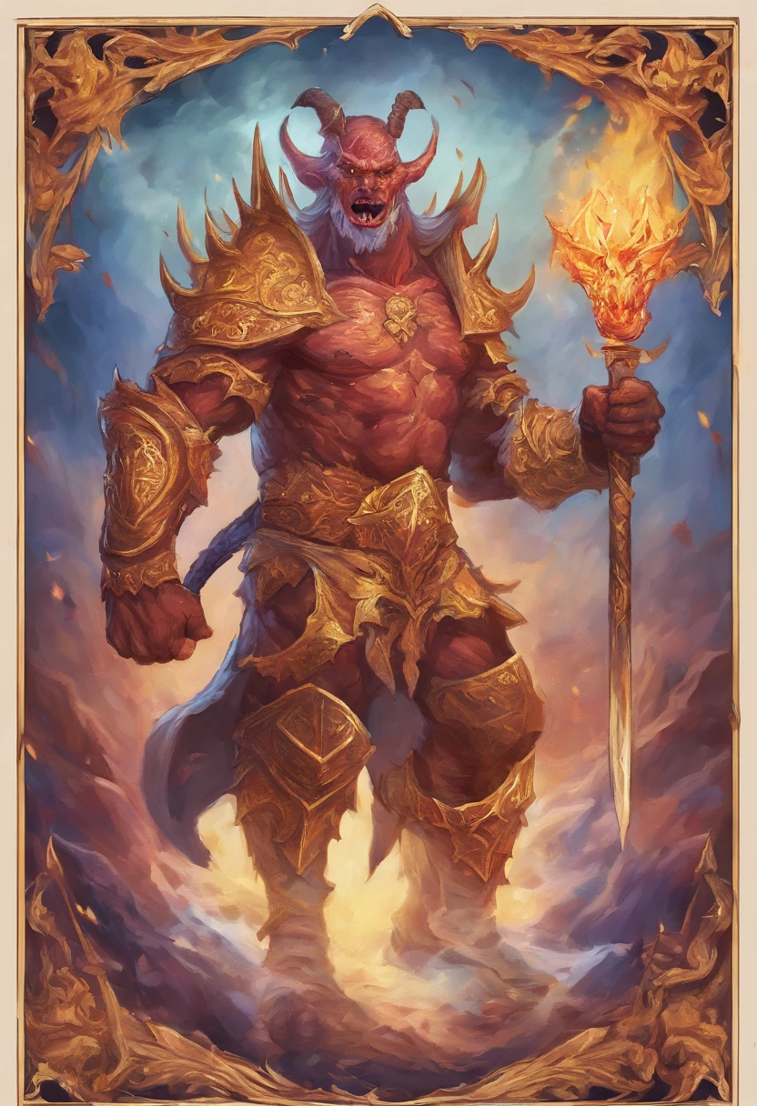 The battle of heroes with a shapeless demon, in a throne room,