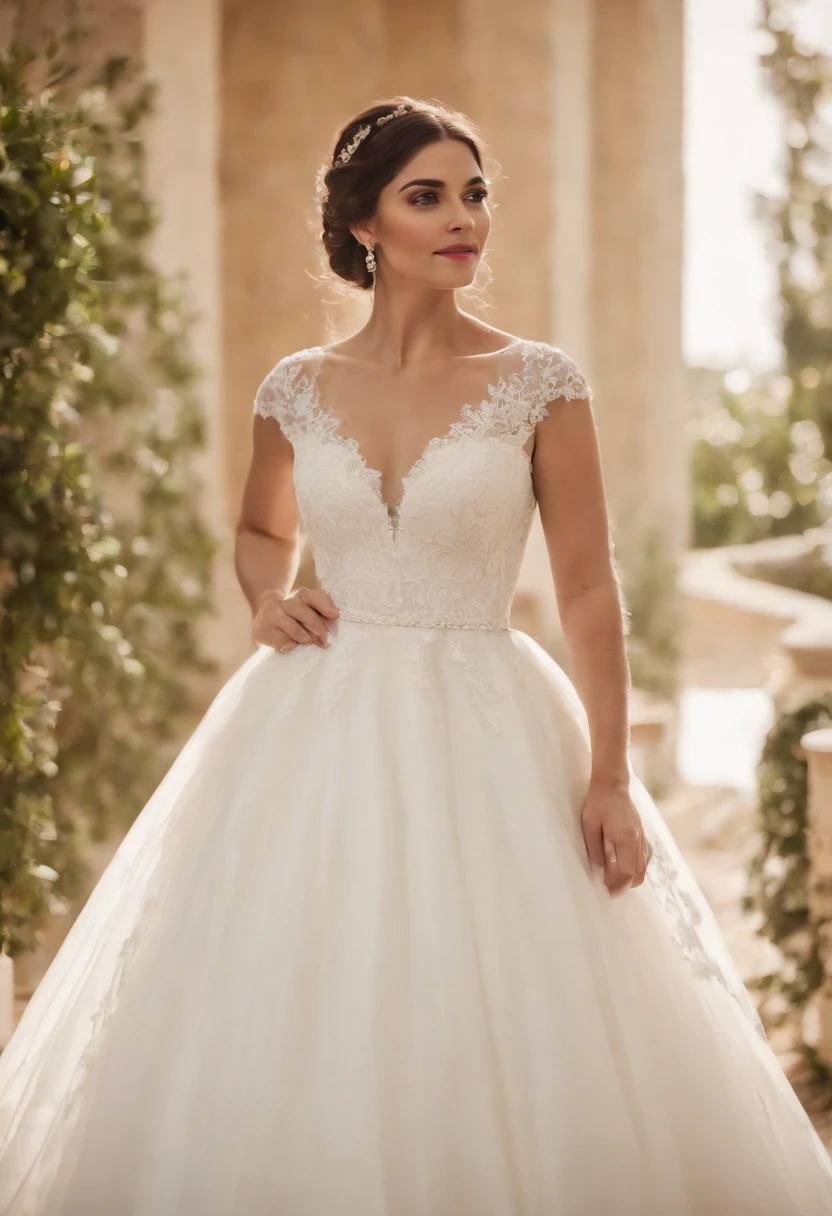 Classic wedding scene,Noiva bonita ( vestido Vitoriano vintage) e noivo bonito,alta qulidade