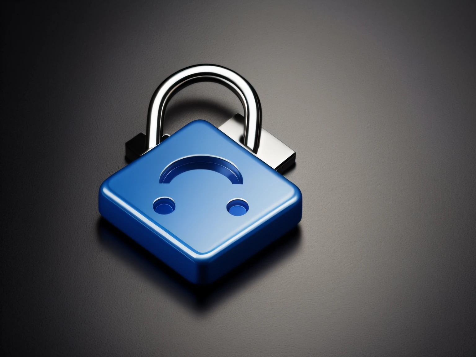 Digital Protection: Padlock Icon Suspended Before Sensitive Data
