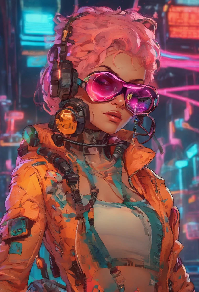 (altamente detalhado: 1.2), (canon EOS R6 melhor qualidade: 1.2), (8k: 1.0), (emb-rrf-baixo: 1.0), (lots of large black tattoos on open cybernetic head in the middle showing the inside, Rosto detalhado, Hyper detailed eyes and wearing high-tech sunglasses with holographic display 1.2), foco nítido (foto premiada: 1.2), (subsurface scatter: 1.2), (subsurface scatter: 1.2). 1.1) (um belo ciborgue ultra-detalhado: 1.2), ( cabelos hiperdetalhados: 1.2), (corpo maravilhoso: 1.2), (corpo inteiro: 1.2), (Dynamic Stance :1.2), brilho neon, (Detailed cybernetic eyes:1.1), Close-up (hiper-realista:1.2), RPG, estilo cyberpunk 2077, dramatic lighting, (Paisagem urbana futurista altamente detalhada:1.2), (scientific fiction: 1.2). 1.2), fotografia de retrato profissional, por wlop greg rutkowski, jeffrey simpson, alphonse mucha