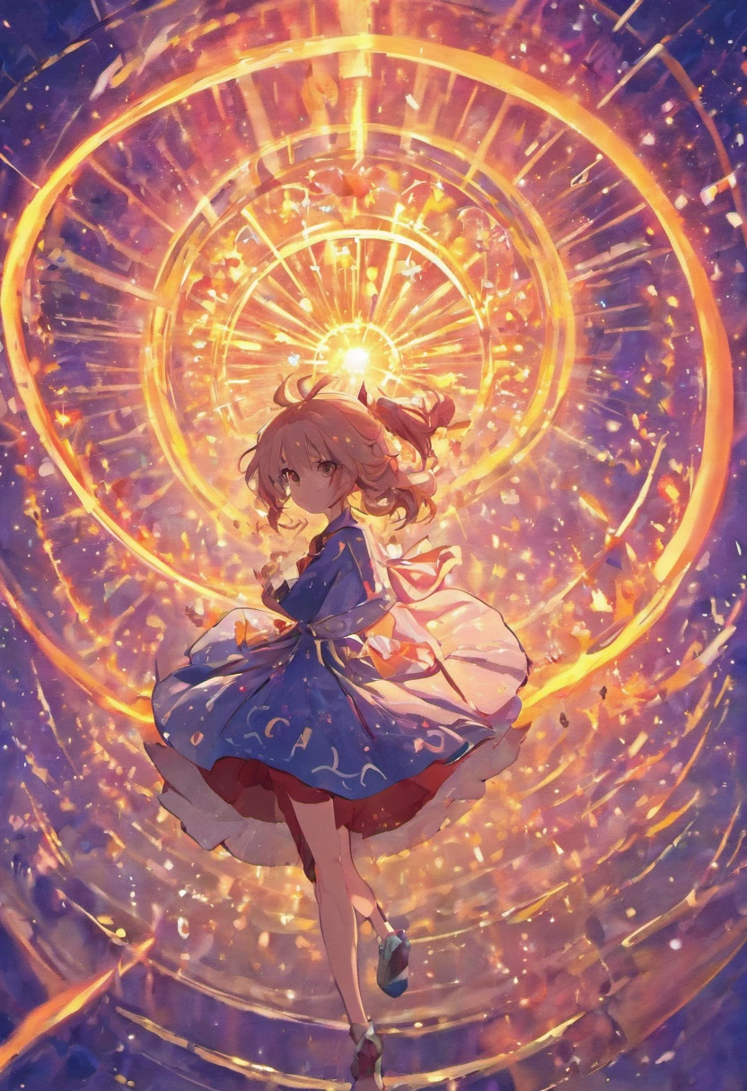 whether in a magical ball or in the world around him."