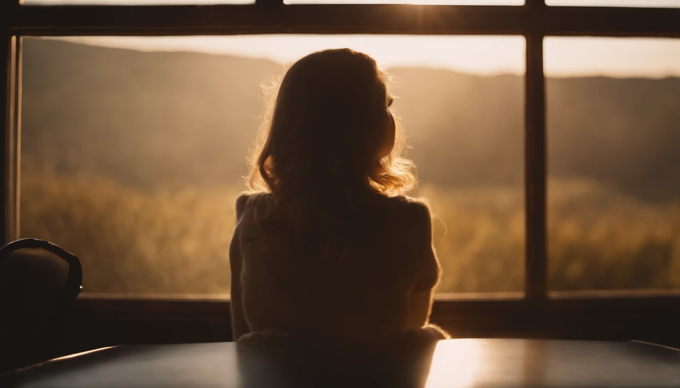 Ava watched the sun's rays filtered through a panoramic window, Painting your lab with soft golden tones.