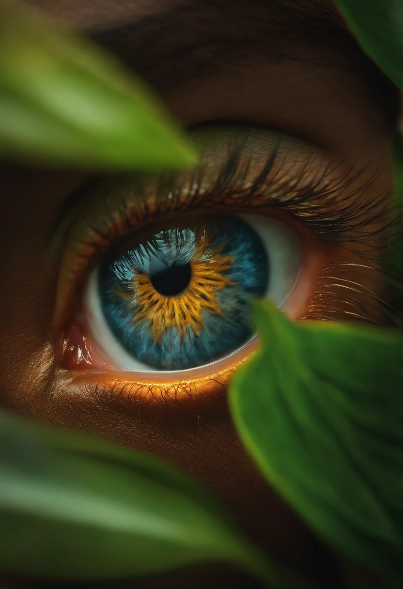 3D olhos grandes bonita