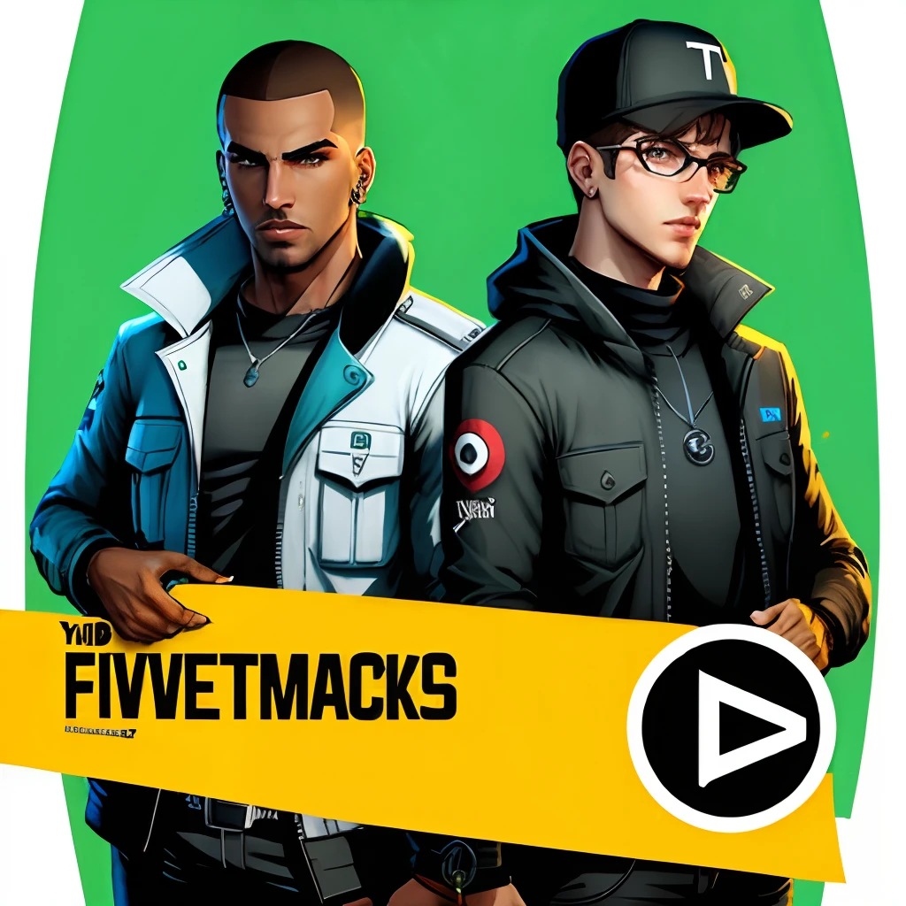 Personagem do fivem para logo youtube canal de hacks