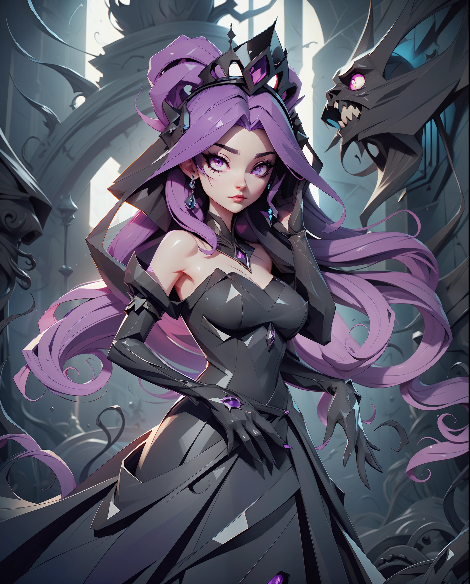 league of legends - league of legends - league of legends - league of legends, morgana from league of legends, style artgerm, extremely detailed artgerm, artgerm and rossdraws, rossdraws digital painting, style of artgerm, rossdraws 2. 5, artgerm lau, league of legends style art, in the style artgerm