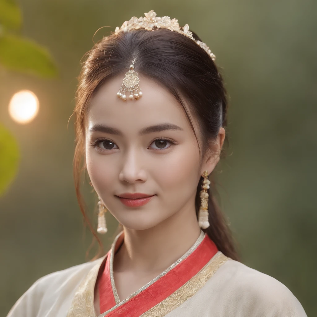 qualidade soberba, master part, high resolution, 1girl, corar, (sorriso sedutor: 0.8), pupila estrela, Chinese Hanfu, Hair accessories, colar, jewelries, beleza, em_corpo, Efeito Tyndall, Realistic, Quarto Sombra, borda de luz, Lighting in two tems, (pele de alto detalhe: 1.2), 8k UHD, SLR, luz suave, alta qualidade, Volume Lighting, candid photo, high resolution, 4k, 8k, desfoque de fundo, pessoa real com peito a mostra e cpm um short curto