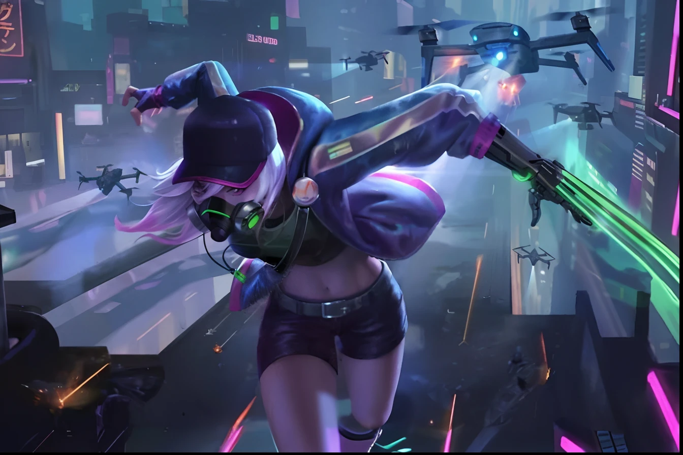 a woman in a futuristic outfit, in cyber punk 2077, cyberpunk femme fatale, kda, style league of legends, cyberpunk artm, cyber punk setting, cyber punk, has cyberpunk style, anime cyberpunk art, cyberpunk hero, more and more cyberpunk, cyberpunk girl, cyberpunk assassin, cyberpunk anime girl, vi from arcane