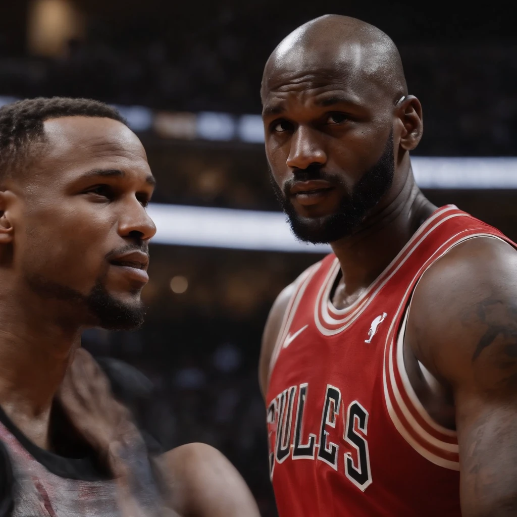 michael jordan e lebron james e stephen curry mafiosos 8k