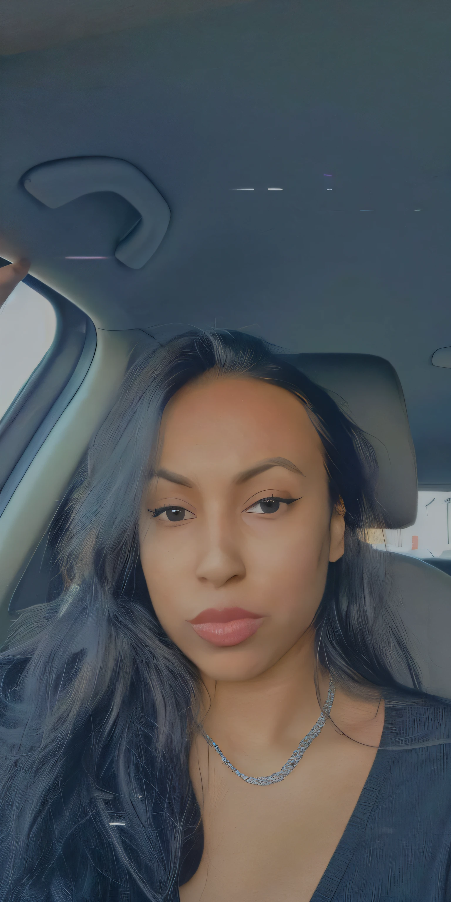 there is a woman sitting in a car with a cell phone, taken in the early 2020s, 3 0 years old woman, 30 years old woman, headshot profile picture, 18 years old, violet myers, 2 8 years old, 21 years old, 2 7 years old, profile image, 2 3 years old