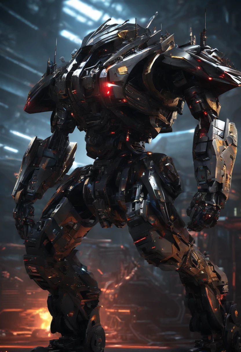 (masterpiece:1.2), best quality, high resolution, unity 8k wallpaper, (illustration:1.0), beautiful detailed, extremely detailed, perfect lighting, extremely detailed CG,glowing eyes,
Mech,armor,full_armor,warframe,horns, fake horns, red eyes, global ray tracing,dark_light,
looking at the viewer,solo,perspective