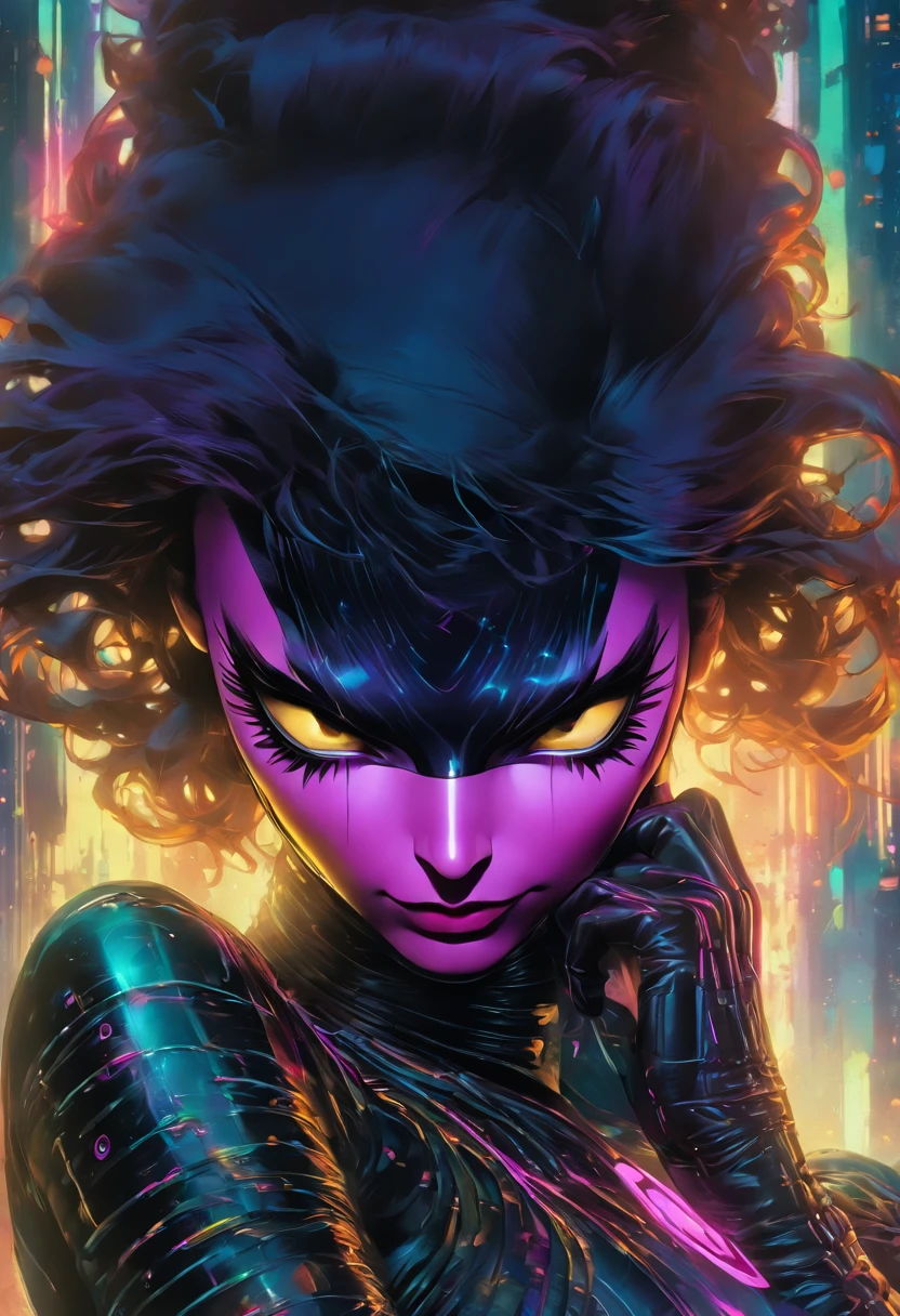 a sniper Catwoman, ultra detailed artistic photography, midnight aura, night sky, dreamy, glowing, backlit, glamour, glimmer, shadows, oil on canvas, brush strokes, smooth, ultra high definition, 8k, unreal engine 5, ultra sharp focus, art by alberto seveso, artgerm, loish, sf, intricate artwork masterpiece, ominous, matte painting movie poster, golden ratio, trending on cgsociety, intricate, epic, trending on artstation, by artgerm, h. r. giger and beksinski, highly detailed, vibrant, production cinematic character render, ultra high quality model