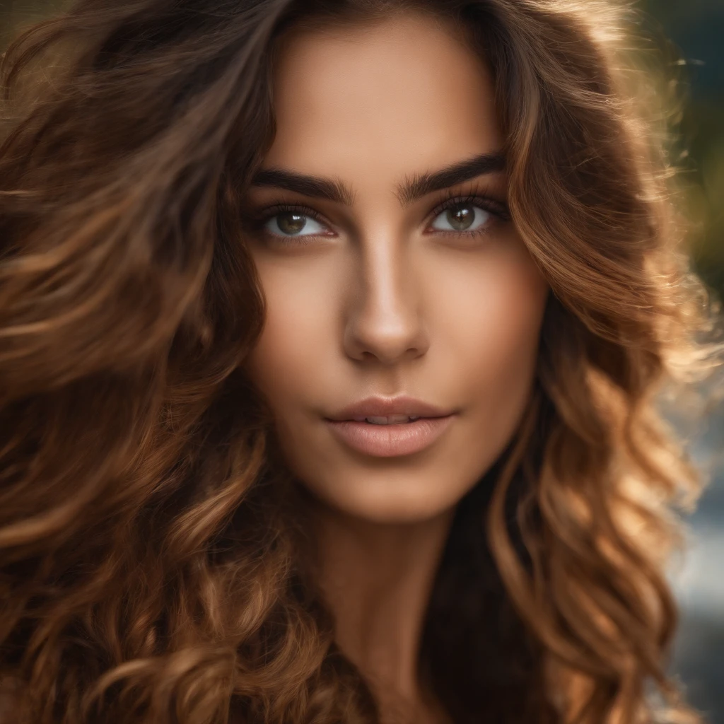 Mulheres de 18 anos cabelos castanhos amarrados no estilo coque imagem frontal