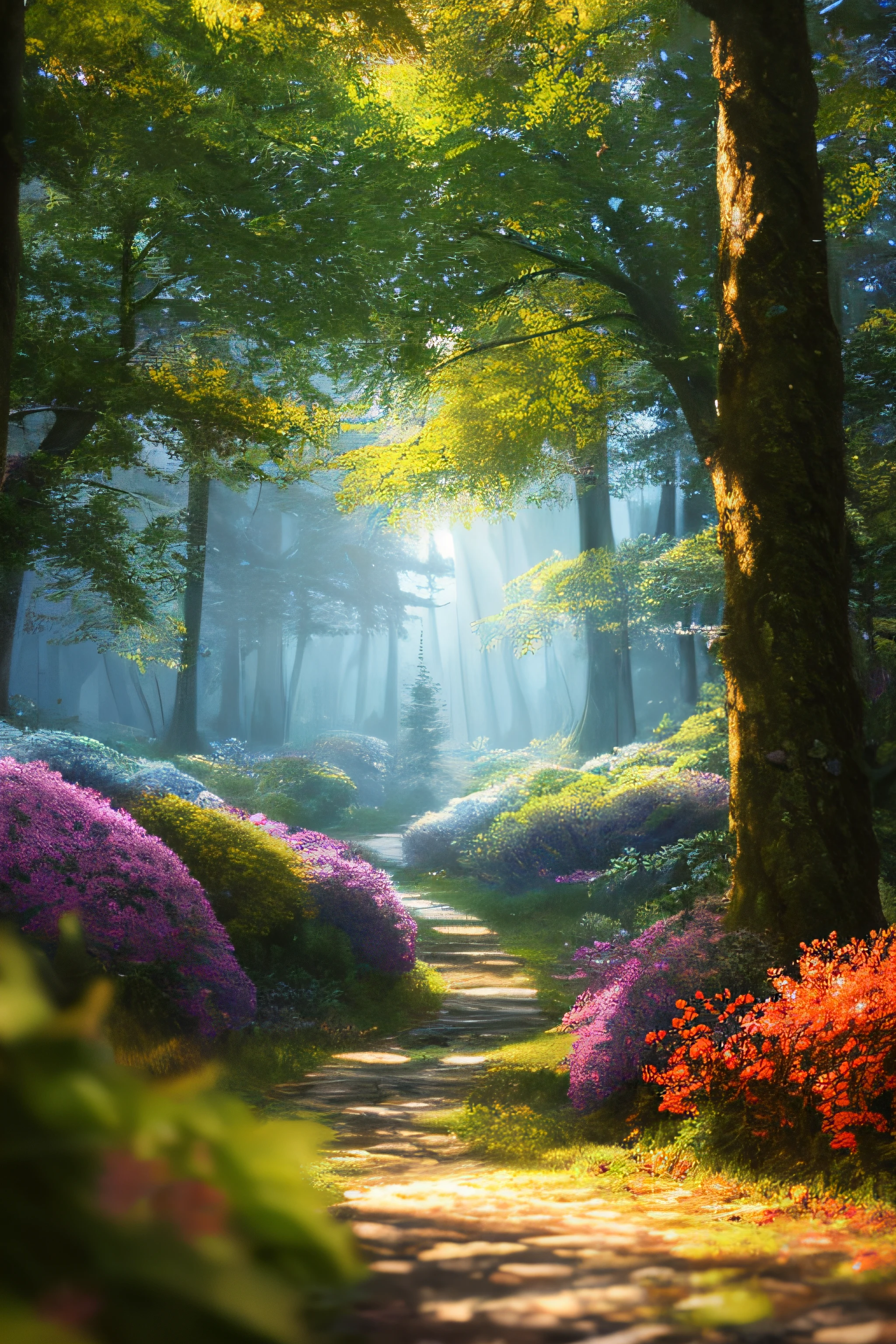 masterpiece, best quality, high quality,extremely detailed CG unity 8k wallpaper, An enchanting and dreamy scene of a fantasy forest, with towering trees, glowing mushrooms, and hidden fairy glens, creating a sense of mystique and enchantment, artstation, digital illustration, intricate, trending, pastel colors, oil paiting, award winning photography, Bokeh, Depth of Field, HDR, bloom, Chromatic Aberration ,Photorealistic,extremely detailed, trending on artstation, trending on CGsociety, Intricate, High Detail, dramatic, art by midjourney