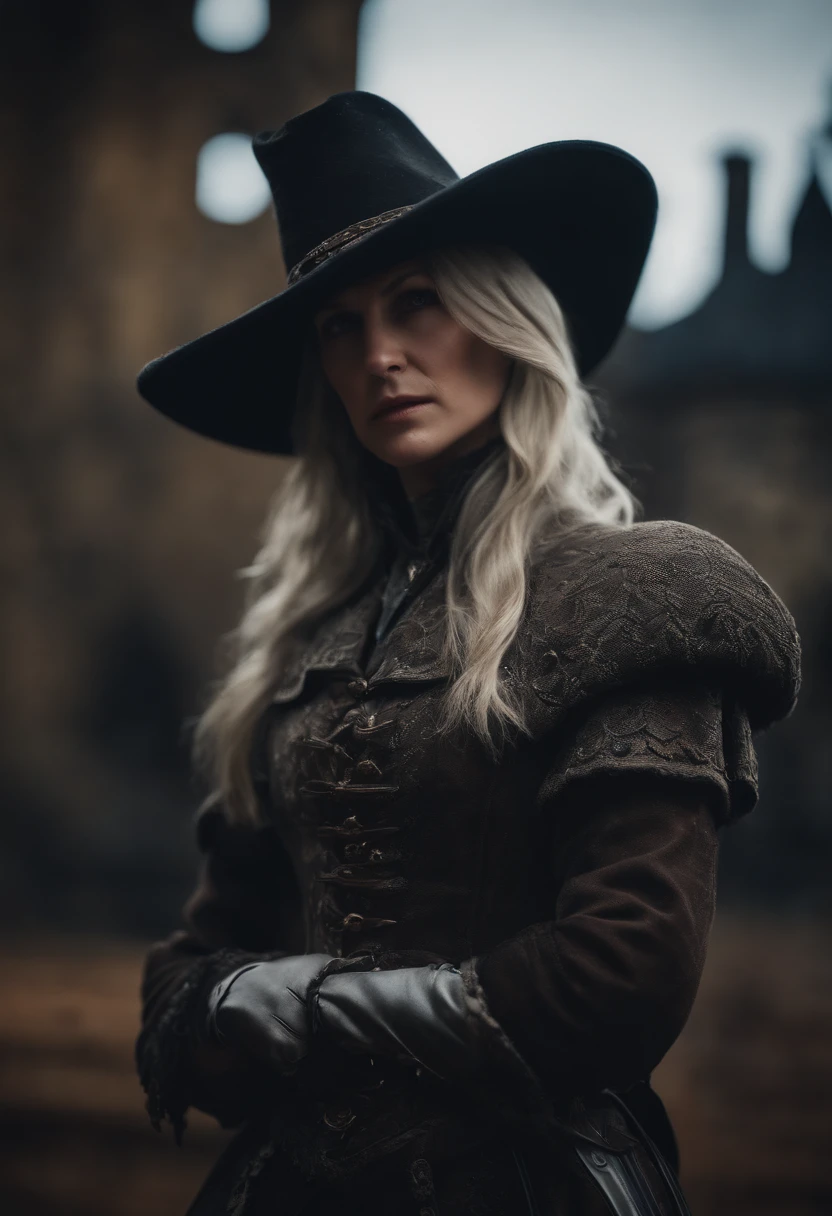 Lady Maria from Bloodborne, 80s movie