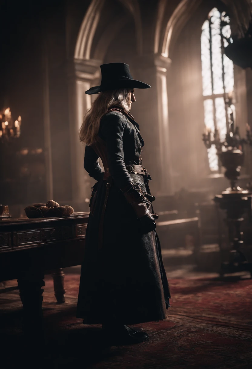 Beautiful Lady Maria from Bloodborne, 80s movie