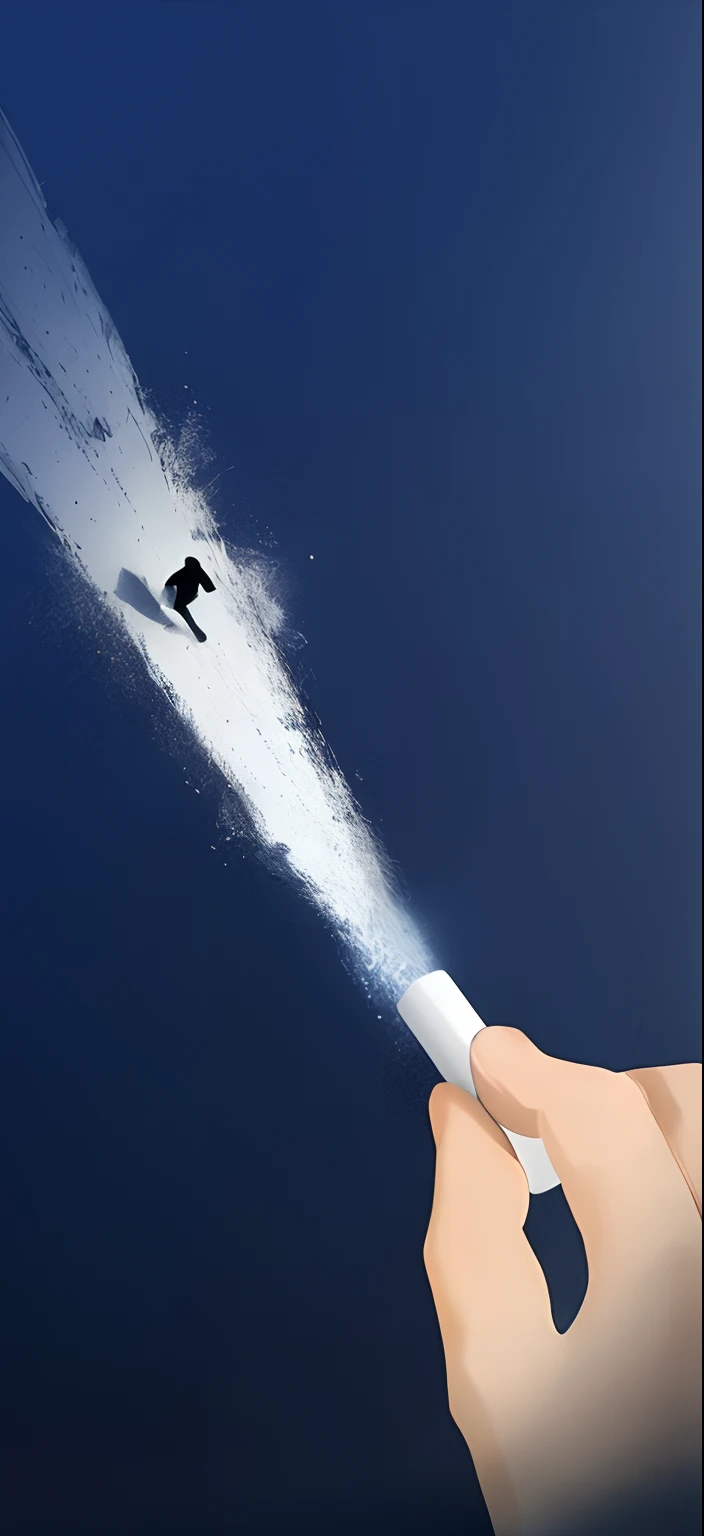Someone with chalk,Draw a trace on the board,alex andreev, illustratio, creative photoshop, Chalk tracks, amazing effect, Little people with chalk, Chalk explosion, humorous illustration, hyper-realistic illustration, photo - manipulation, paranormal flashlight, Artistic illustration, absolutely outstanding image, flashlight on, photo manipulation, Light plow,