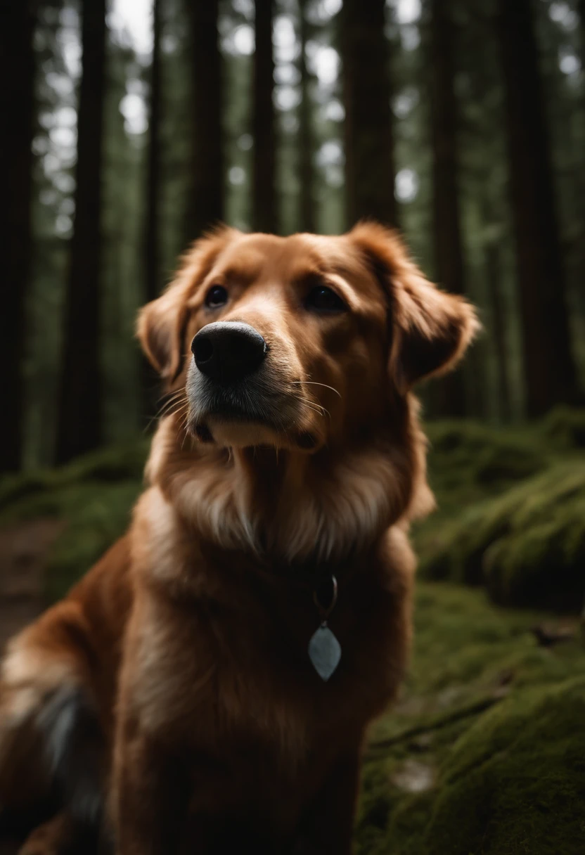 portrait of dog at a gathering in the forests of Himachal Pradesh, Cinematic, Photoshoot, Shot on 25mm lens, Depth of Field, Tilt Blur, Shutter Speed 1/1000, F/22, White Balance, 32k, Super-Resolution, Pro Photo RGB, Half rear Lighting, Backlight, Dramatic Lighting, Incandescent, Soft Lighting, Volumetric, Conte-Jour, Global Illumination, Screen Space Global Illumination, Scattering, Shadows, Rough, Shimmering, Lumen Reflections, Screen Space Reflections, Diffraction Grading, Chromatic Aberration, GB Displacement, Scan Lines, Ambient Occlusion, Anti-Aliasing, FKAA, TXAA, RTX, SSAO, OpenGL-Shader’s, Post Processing, Post-Production, Cell Shading, Tone Mapping, CGI, VFX, SFX, insanely detailed and intricate, hyper maximalist, elegant, dynamic pose, photography, volumetric, ultra-detailed, intricate details, super detailed, ambient –uplight –v 4 –q 2