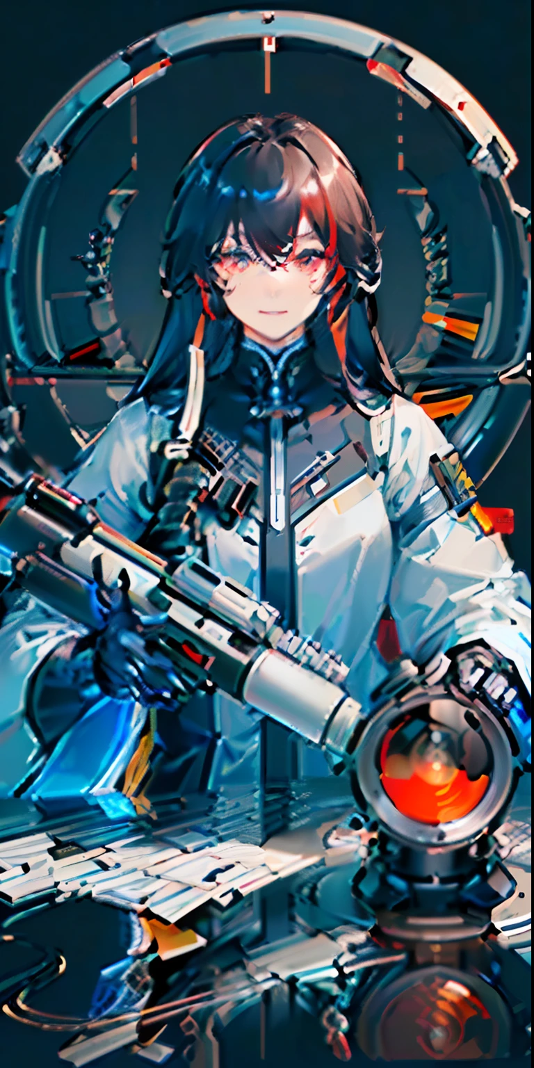 ​masterpiece、Near future、super elaborate、top-quality、ultra-detailliert、very detailed illustration、ighly detailed、intricate-detail、hight resolution、super complex details、Highly detailed 8k CG wallpapers、Caustics、Reflectors、Ray traching、Energy Rifle((Preferred model(sniper rifles)(High Magnification Scope))Mechanical Rifle、Electronic components、Electronic components、Electromagnetic cannon、railgun、Super heavy mechanical sniper rifle、)、(detailed color(Black_1.3)(white_1.2)(reddish_1.1))、(More information about a person、(femele、grinning evily、red eyes、hairstyle on(Longhaire、Color Theme、(blanche_1.5)、(blanche_1.3))、(android、humanoide、Mechanical Doll、(Electronic components、RoboArm、Mechanical parts、mechanical wings、Energy Wing、mechanical leg、Energy Cell、Robot Joint、complex mechanical component(Electronic components、)、)))、(Detailed background、(Near Future City、natta、mid air、)、theme(golden colored_1.3)(Black_1.1))​masterpiece、Near future、super elaborate、top-quality、ultra-detailliert、very detailed illustration、ighly detailed、intricate-detail、hight resolution、super complex details、Highly detailed 8k CG wallpapers、Caustics、Reflectors、Ray traching、 Face sitting
Waiting to start