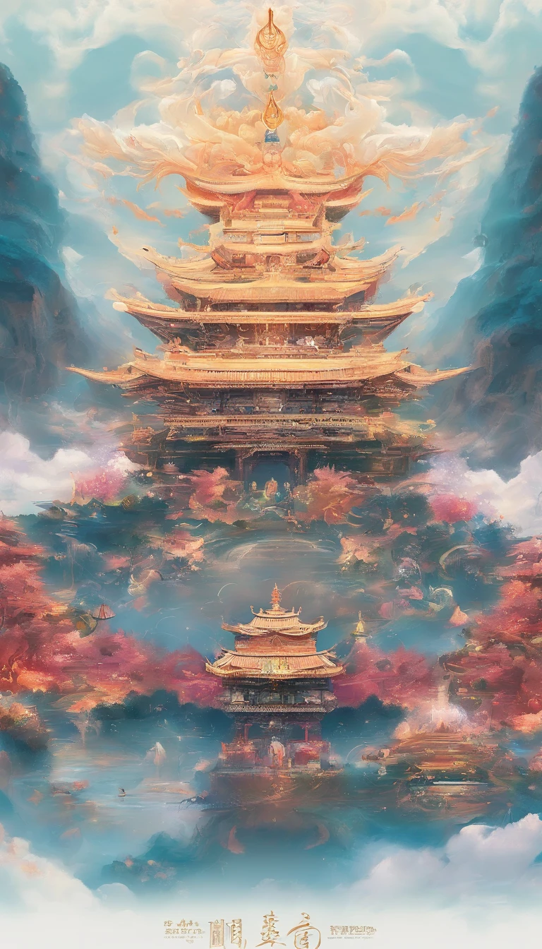 Blue sky in dreams,baiyun,Ultra-ethereal sky,Thick rolling white clouds,Like white clouds in a fairyland,The phoenix flies in a shape like a cloud,Clouds of giant birds spreading their wings,closeup cleavage,(ultra-realistic realism),(Unreal style),(8k wallpaper),(light and shadow effect),rendering by octane,White balance design,Extremely detailed picture depiction,wide angles,depth of fields,tmasterpiece,realisticlying,Beautifully depicted,A detailed,acurate,Works of masters,tmasterpiece