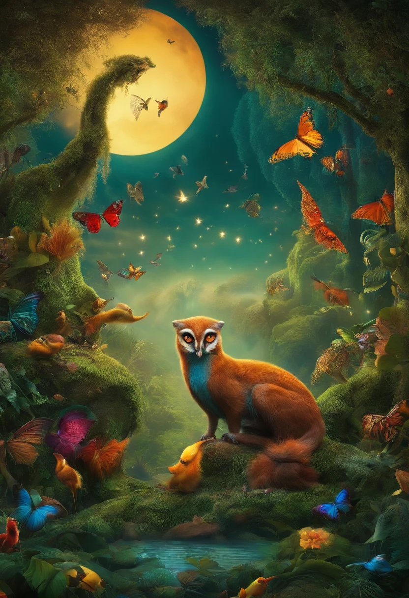 a magic world, a baixo da cama, with fantastic creatures, entre monstros e seres do bem,
