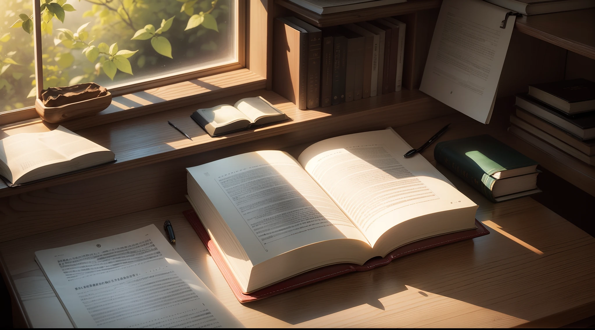 1 Bible、on desk、Window light、kawa、Study