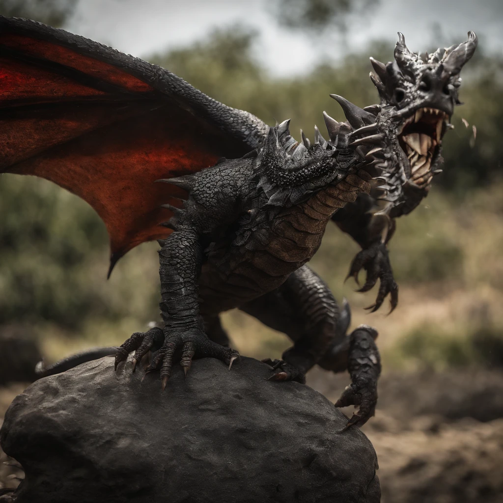 Tenryu Dourado,Rough red eyes,Close-up release of fire blood from the nose,Chest scales,alta qualidade,8k,Muitos detalhes,Alface de fogo,Infelizmente,4 pernas,Garras manchadas,ouro,perigos,fires,dentes pontiagudos,big dragon,imensidade,Threatening,Imposing plunged from the darkness, suas escamas brilhando como brasas, olhos em chamas com intensidade