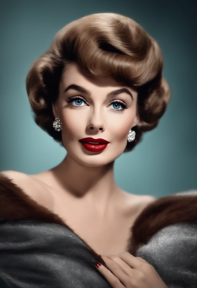 mulher loira parecida com a AUDREY HEPBURN e a marilyn monroe ultra realista