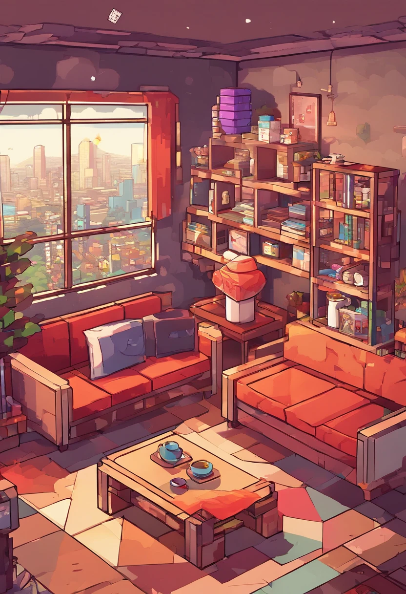 TOKYOcty、Shinjuku、inside in room、sofas、The table、DVR、coffee