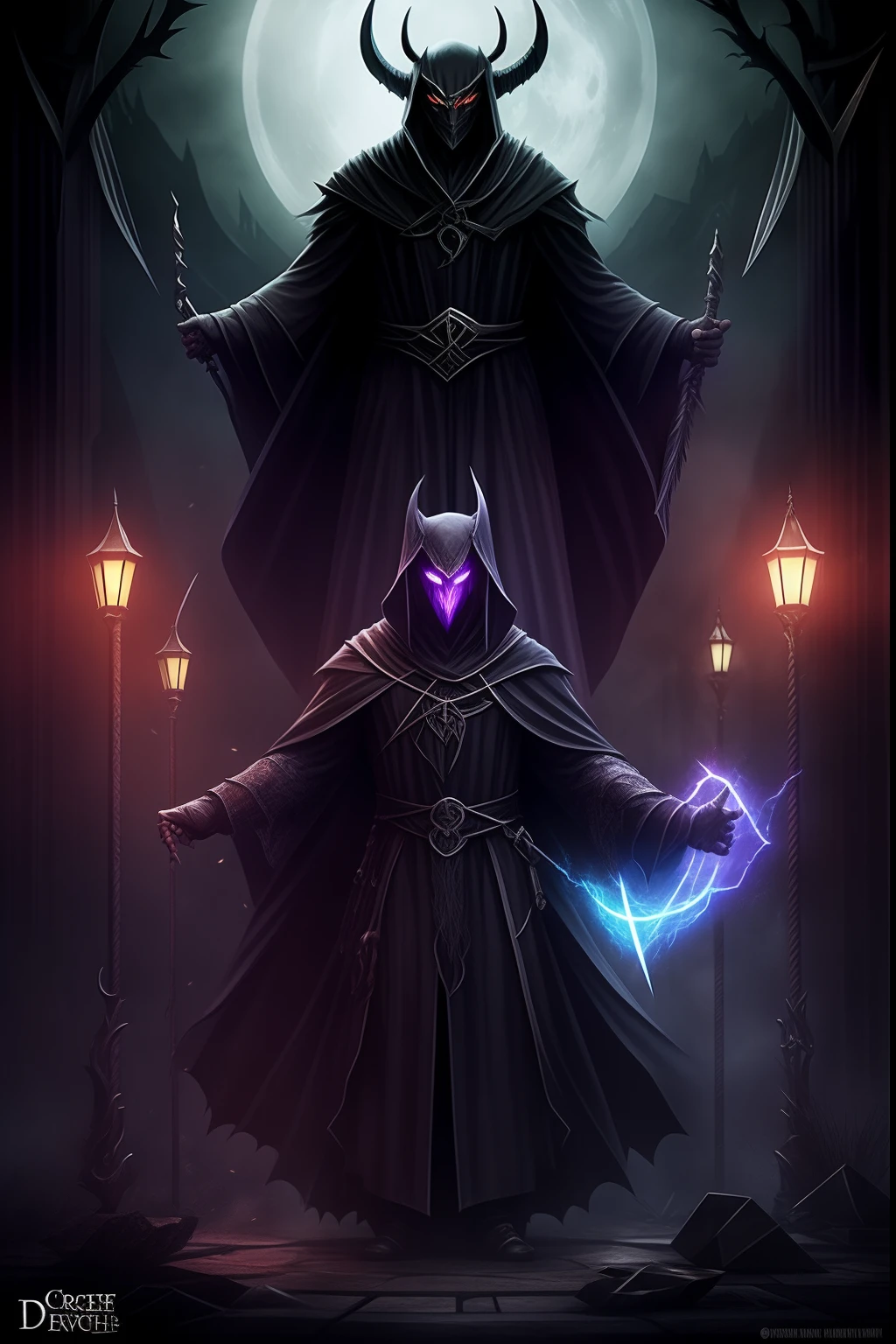 Creatures of night. Spectres of dark. They are devil in desguise in the circle of dark