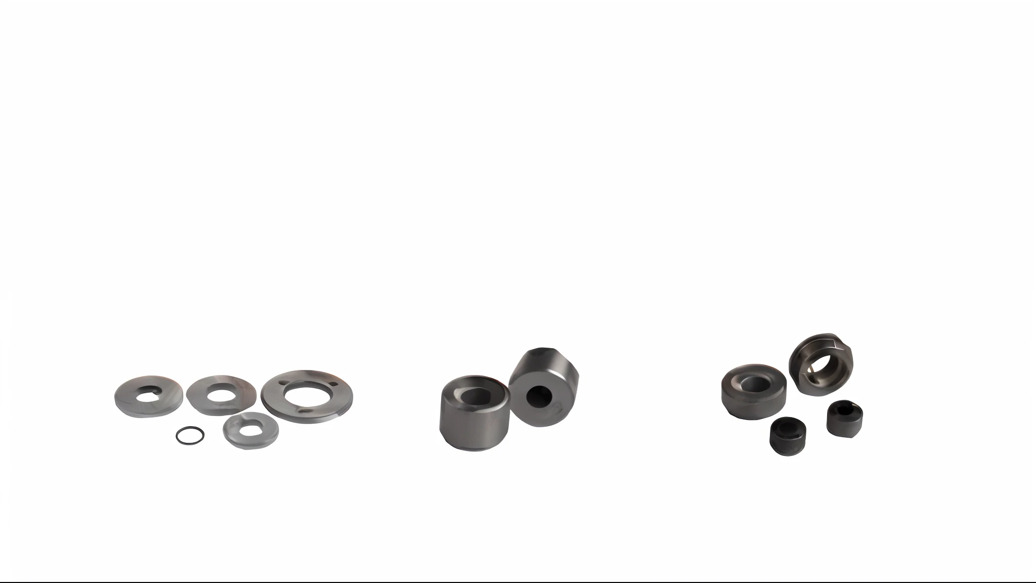 A bunch of close-ups of different types of metal parts, various sizes, product introduction photos, fused aircraft parts, metalic parts, parts of metal, titanium mechanical parts, nut, pistons and bolts, spare parts, Various angles, 22mm, 2 0 0 mm, 200 mm, 200mm, high quality product image”, loopy