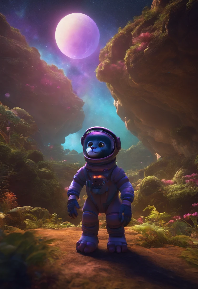 Cute little Space ape Explores the Metaverse