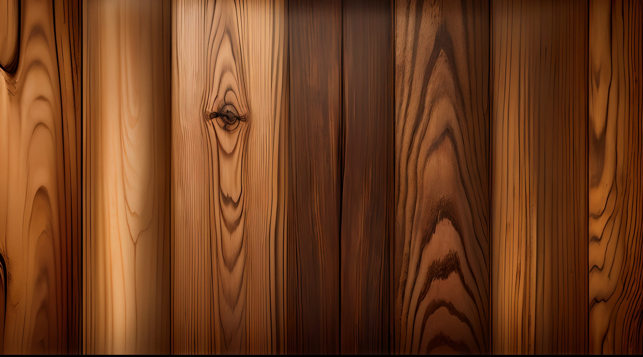 Generate a textured background image with a rustic wood texture. The texture should display authentic knots, veins and patterns to convey a sense of authenticity and warmth."