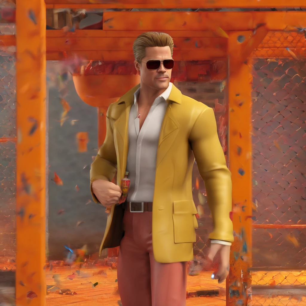 brad pitt in fight club movie
